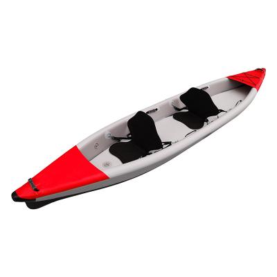 China Fishing Kayak Traveling Kayak Gold Inflatable Kayak Canoe Rowing Boat Fishing Kayak China Supplier Inflatable Boat For 2 Person for sale