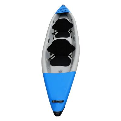 China Fishing Kayak Traveling Inflatable Canoe Kayak TOURUS Drop Point Kayak 2 People Boat Inflatable Kayak for sale