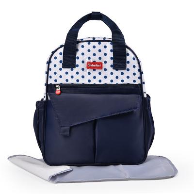 China Multi-function backpack diaper bag, mom's backpack, changing baby bag pad printing for sale