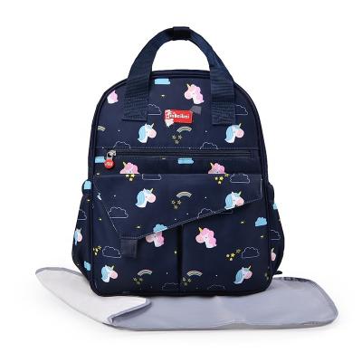 China Fashion Baby Diaper Bag Backpack Waterproof Travel Cartoon Baby Diaper Bag Mother Diaper Bag Anti-theft Bag for sale