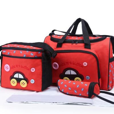 China 2021 Multi-functional TOTE BAG Baby Bag Four Piece Suit Baby Mommy Bag for sale