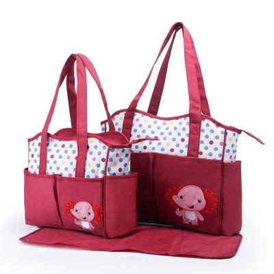 China 2021 WRAPPING BAG Multifunctional Maternity Bag Diaper Bags Three Pieces Suit Mommy Baby Bags for sale