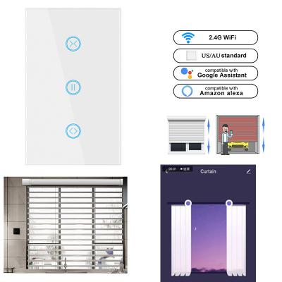 China USA Tuya Home System Tuya Wifi Smart Curtain Switch Module Residential Standard Curtain Wall Wifi Switch for sale