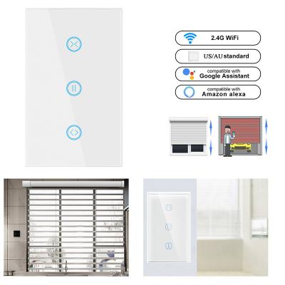 China Pause/Open/Close Curtains USA Wifi Controlled Smart Curtain Switch Curtain Switch Compatible with Alexa/googlehome for sale