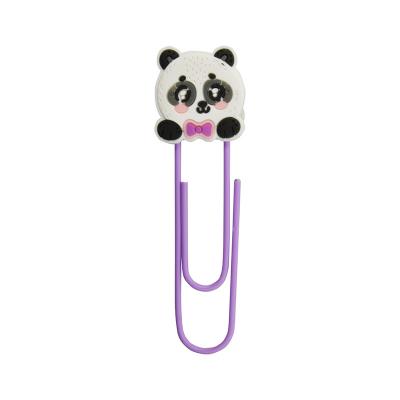 China Wholesale Durable Unique Animal Shape PVC Soft Paper Clip Plastic for sale