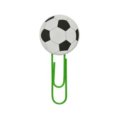 China Cute Wholesale Durable Unique Shape Soft PVC Paper Clip for sale