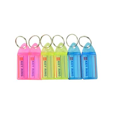 China Custom Color Plastic Key Chain Key Chain 016003 for sale