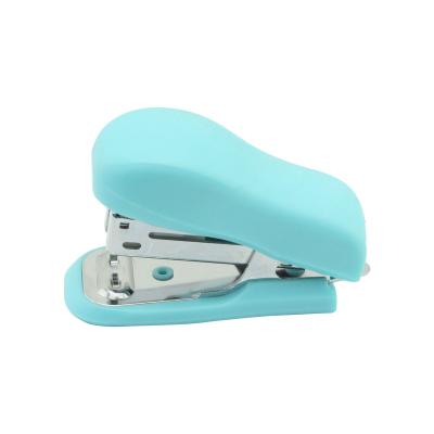 China Creative Fancy Plastic Mini Stapler Students Colorful Stapler for sale