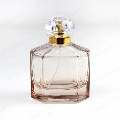 China New Design Elegant Gift Empty Glass 100ml Perfume Bottle For Fragrance Fragrance for sale