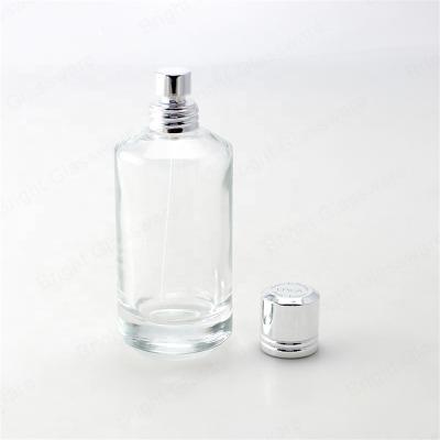 China Wholesale New Customized Gift Spray Bottles Glass Round Perfume Bottle for sale