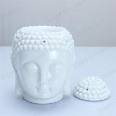 China Europe Indoor and Outdoor Aroma Burner Ceramic Aroma Oil Burner Buddha for sale