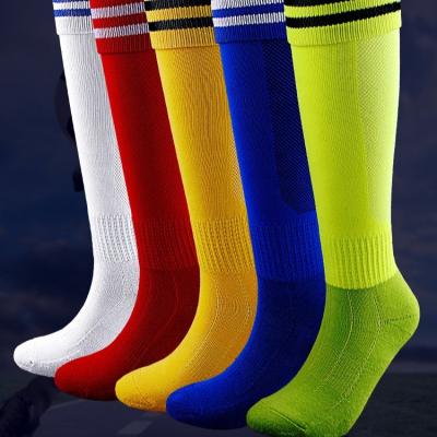 China Autumn/winter new breathable football jars the same style of men's and women's pull-on adult sports football team children's dual-use stockings for sale