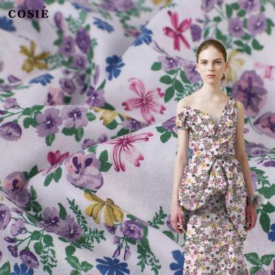 China Viable MOQ Digital Printing Fabric Cotton Not Printed Fabric Voile For Dress for sale