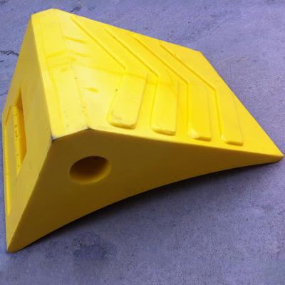 China All Car Cork Durable PU Wheel Chock Polyurethane Wheel Chock for sale