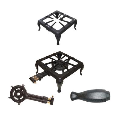 China Hotel Gas Stove High Pressure Cast Iron Cooker Camping Automatic Gas Stove for sale