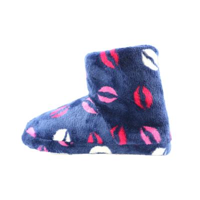 China Soft Anti-slippery Home Winter Slipper Dinner Pattern Warm Lip Boots for sale