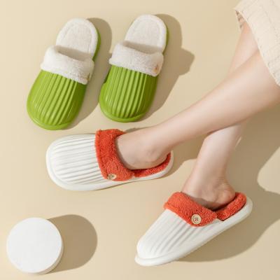 China Wholesale NEW Design Winter Women EVA Slippers Lightweight Waterproof Non-slip Bedroom Ladies Indoor Home Shoes for sale