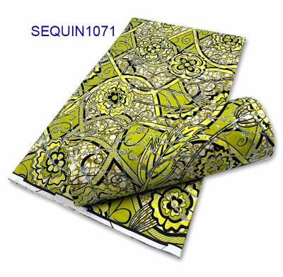 China 100% African Holland Sequinse Desgin Fashion Real Wax Print Cotton Exclusive Shrink-Resistant Holland Wax for sale