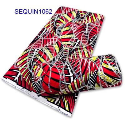 China Exquisite Shrink-Resistant Exclusive Holland Wax 100% African Print Sequin Workmanship Wax Cotton Wax for sale