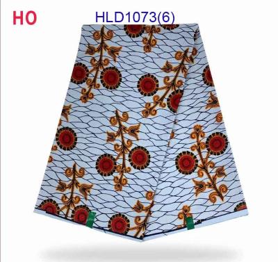 China New Style 6 Yrads African Cotton Antistatic African Wax Print Fabric 100% Holland Wholesale Price for sale