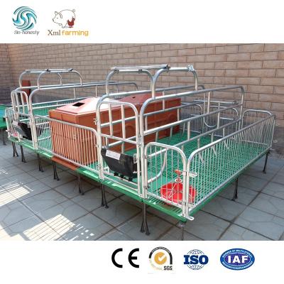 China Hog Farm Equipment Hog Farm Equipment Adjustable Hog Crate Endurable Used Farrowing Pen For Sale for sale