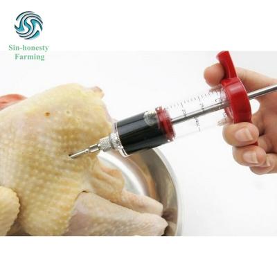 China Top Quality Sauce Seasoning Marinade Flavor Injector Turkey Meat Syringe for sale