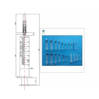 China China Supplier Good Quality Disposable Veterinary Injection Syringe Sterile Three Parts for sale