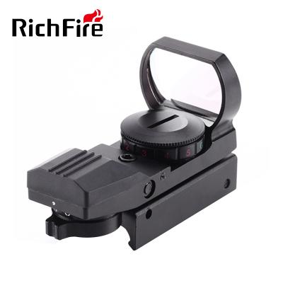 China RichFire 4 Waterproof Reticle 1X22X33 Dot Green Red Scope with 11mm and 21mm Rail Red Dot Reflex Sight Base Te koop