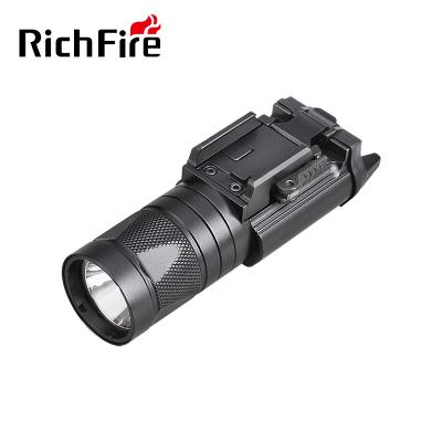 China Mini Pocket Led Torch RichFire New High Lumen High Lumen Laser Gun Light LED Tactical Red Weapon Light for sale