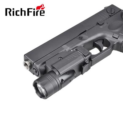 China Army Tactical Military 1000Lumens LED Flashlight Green Laser Spotlight Mini Glock Pistol Gun Weapon Light Lanterna Airsoft Light for sale