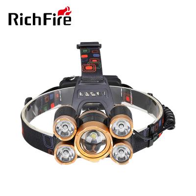 China High Power 18650 Battery Adjustable Inclination Lamp 10W USB Rechargeable Led Head Lamp Aluminum Led Headlight Led Head Light à venda