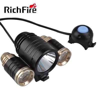 China RichFire High Power 1800 Lumens XM-L T6 LED +2x XPE R2 LED Bike Headlight Bicycle Light SF-801 for sale