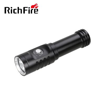 China Emergency RichFire SFA-0022 Middle Press Switch Led Diving Flashlight zu verkaufen