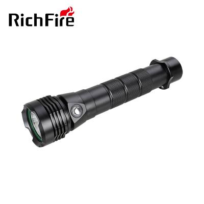 China 2*18650 Emergency Scuba Diving Flashlight 100m Dive Underwater Led Torch Te koop