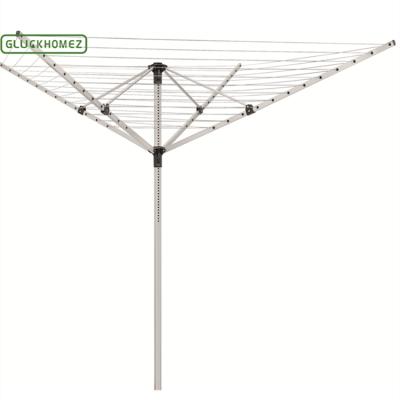 China 4AM 50m Folding Aluminum Rotary Airer For Special Online Retailer for sale