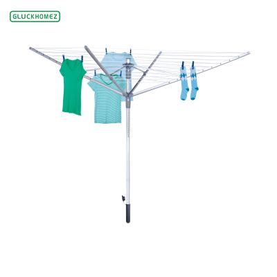 China 4AM 60m Aluminum Umbrella Folding Rotary Airer For Special Onlineretailer for sale