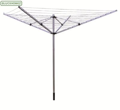 China 4AM 45M Folding Aluminum Rotary Airer For Special Online Retailer for sale