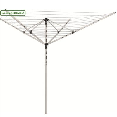 China 4AM 60 M Folding Aluminum Rotary Airer for sale