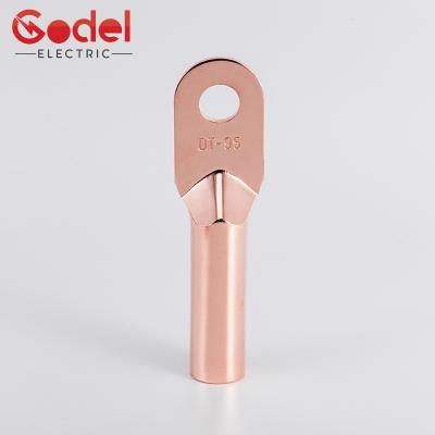 China Wire Wire Crimp Copper Cable Lug Connector Connecting Tinned End Lugs for sale