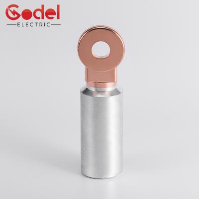 China Wire Connecting Cable DTL-2 Copper Aluminum Hooks Metal Tubular Crimp Terminal for sale