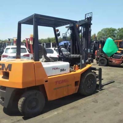 Chine JAPON fabriqué par TCM FD50 5 tonnes chariot élévateur à GPL pour la fiabilité de l'usine de fabrication à vendre