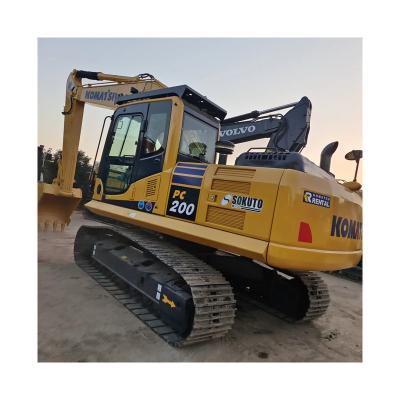 Chine Utilisé KOMATSU PC200-8 Excavateur hydraulique avec une capacité de seau de 1,2 CBM à vendre