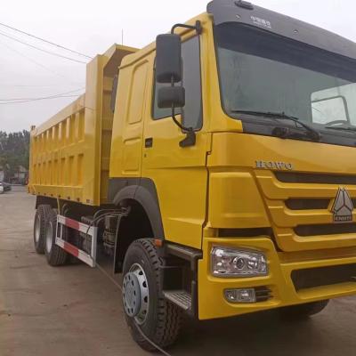 Cina Howo 6x4 tipper dumper camion usato 375 diesel camion 10825mmx2496mmx3450mm in vendita