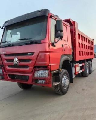 China Gebraucht Howo-Dump-Trucks in gutem Zustand 8x4 6x4 Dumper mit Handgetriebe zu verkaufen