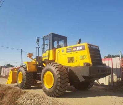 China Japan Komatsu WA380-3 Gebruikte wiellader Tweedehands Komatsu WA380-3 Laders Jaar 2017 Te koop