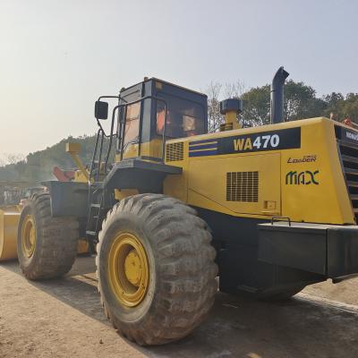 China 2018 Gebruikte Komatsu WA470 zware voorlader met 7 ton laadvermogen Te koop