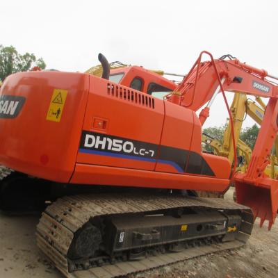 China Excavadora Doosan DH150LC-7 Usada Excavadoras de ruedas Doosan DH150LC-7 en buenas condiciones en venta