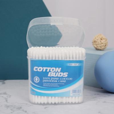 China 200PCS Eco Soft And Gentle Good Quality Ear Cleaning Cotton Buds OEM Paper Stick Cotton Swabs for sale