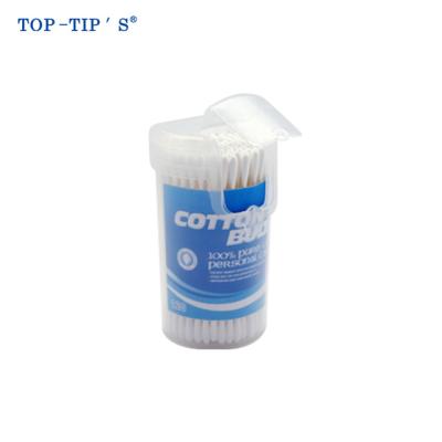 China 120PCS High Quality Soft And Gentle Cotton Swabs Baby Cotton Buds In PP Can for sale