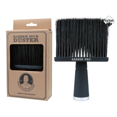 China Plastic Barber Hair Removal Brush Flat Brush Salon Neck Cloth Brush for sale